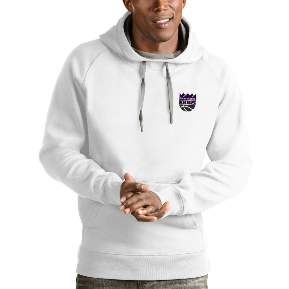 Sacramento Kings Antigua Victory Pullover Hoodie
