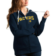 Indiana Pacers Antigua Women's Team Victory Full-Zip Hoodie