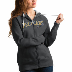 New Orleans Pelicans Antigua Women's Team Victory Full-Zip Hoodie