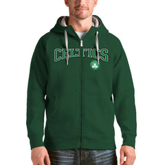 Boston Celtics Antigua Victory Full-Zip Hoodie