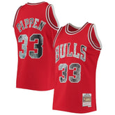 Mitchell & Ness Scottie Pippen Chicago Bulls 1997/98 Hardwood Classics NBA 75th Anniversary Diamond Swingman Jersey sale