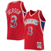 Mitchell & Ness Allen Iverson Philadelphia 76ers 1996/97 Hardwood Classics NBA 75th Anniversary Diamond Swingman Jersey