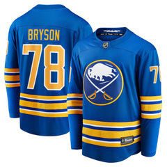 NHL Jacob Bryson Buffalo Sabres Fanatics Home Breakaway Player Jersey