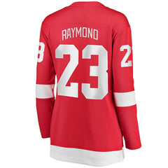 NHL Lucas Raymond Detroit Red Wings Fanatics Women's Home Breakaway Player Jersey