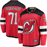 NHL Jonas Siegenthaler New Jersey Devils Fanatics Home Breakaway Player Jersey