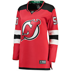 NHL Nico Daws New Jersey Devils Fanatics Women's Home Breakaway Player Jersey