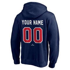 Navy Cleveland Guardians Personalized Winning Streak Pullover Hoodie