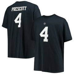 Dak Prescott Big & Tall Player Name & Number T-Shirt - Dallas Cowboys T-shirts