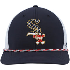 Navy/White Chicago White Sox '47 Flag Fill Trucker Snapback Hat