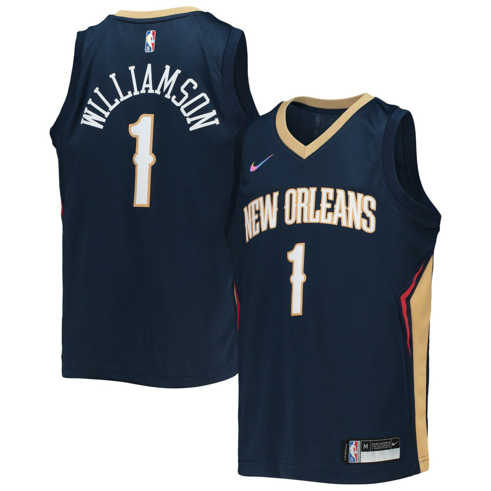 Nike Zion Williamson New Orleans Pelicans Youth 2021/22 Diamond Swingman Jersey