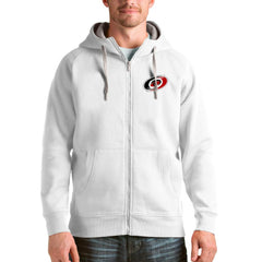 NHL Carolina Hurricanes Antigua Logo Victory Full-Zip Hoodie