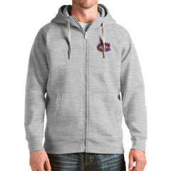 NHL Montreal Canadiens Antigua Logo Victory Full-Zip Hoodie