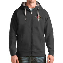 NHL Ottawa Senators Antigua Logo Victory Full-Zip Hoodie