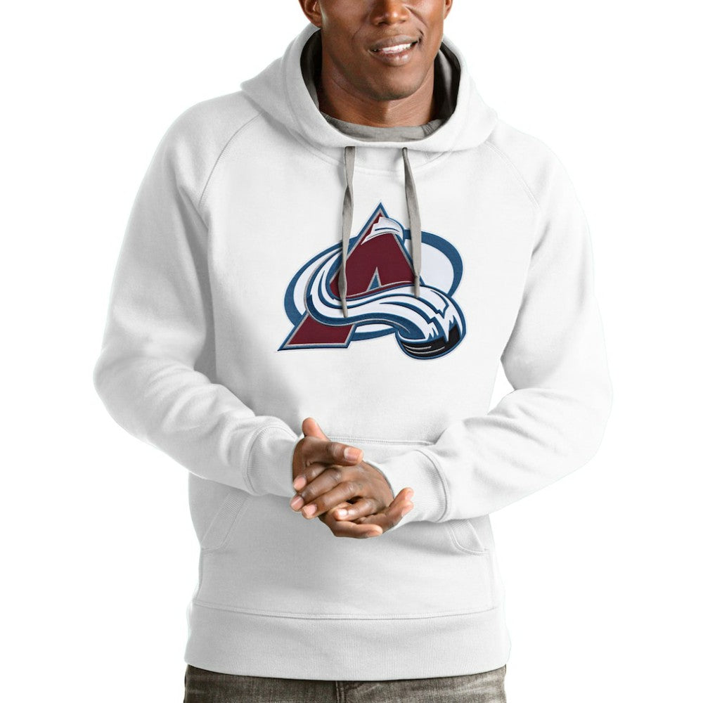 NHL Colorado Avalanche Antigua Logo Victory Pullover Hoodie