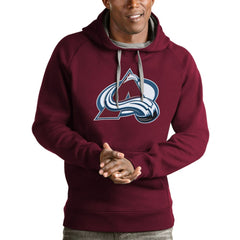 NHL Colorado Avalanche Antigua Logo Victory Pullover Hoodie
