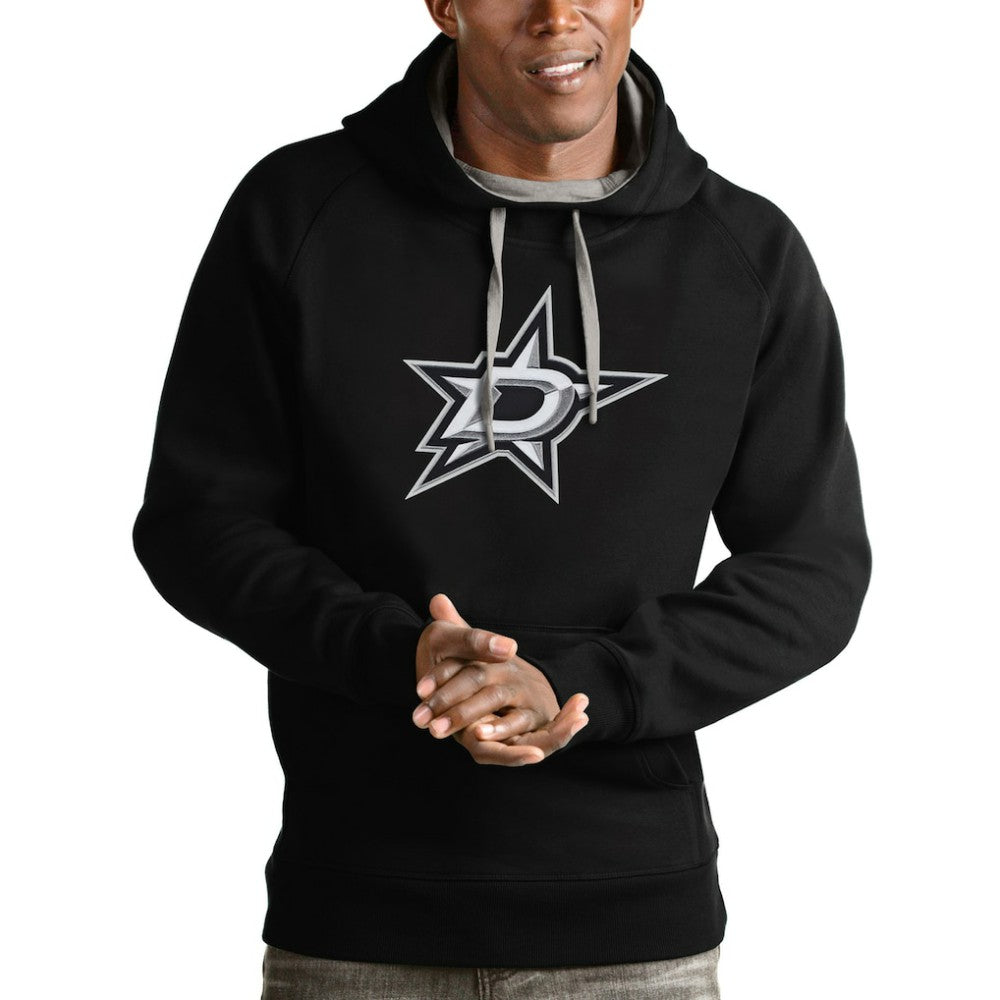 NHL Dallas Stars Antigua Logo Victory Pullover Hoodie
