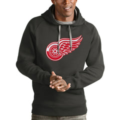NHL Detroit Red Wings Antigua Logo Victory Pullover Hoodie