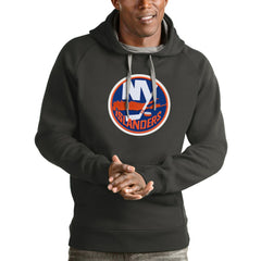 NHL New York Islanders Antigua Logo Victory Pullover Hoodie