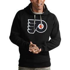 NHL Philadelphia Flyers Antigua Logo Victory Pullover Hoodie