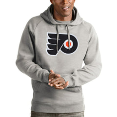 NHL Philadelphia Flyers Antigua Logo Victory Pullover Hoodie