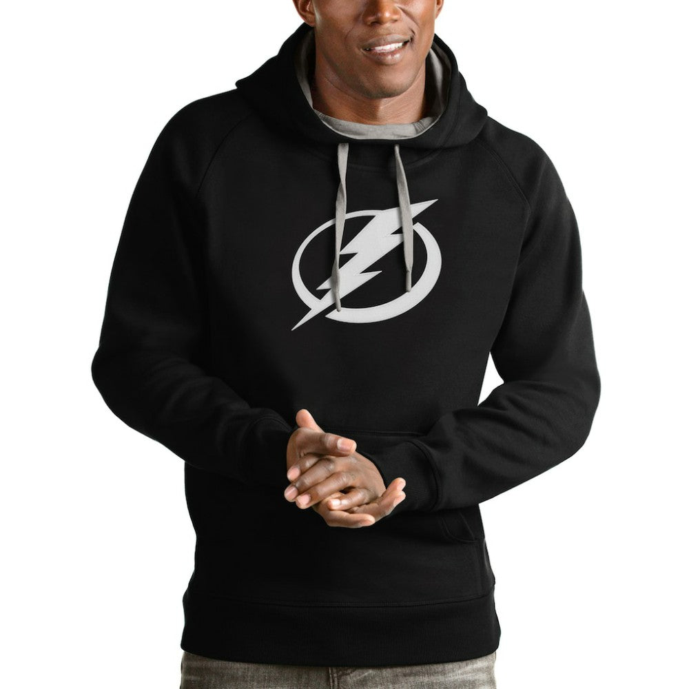 NHL Tampa Bay Lightning Antigua Logo Victory Pullover Hoodie