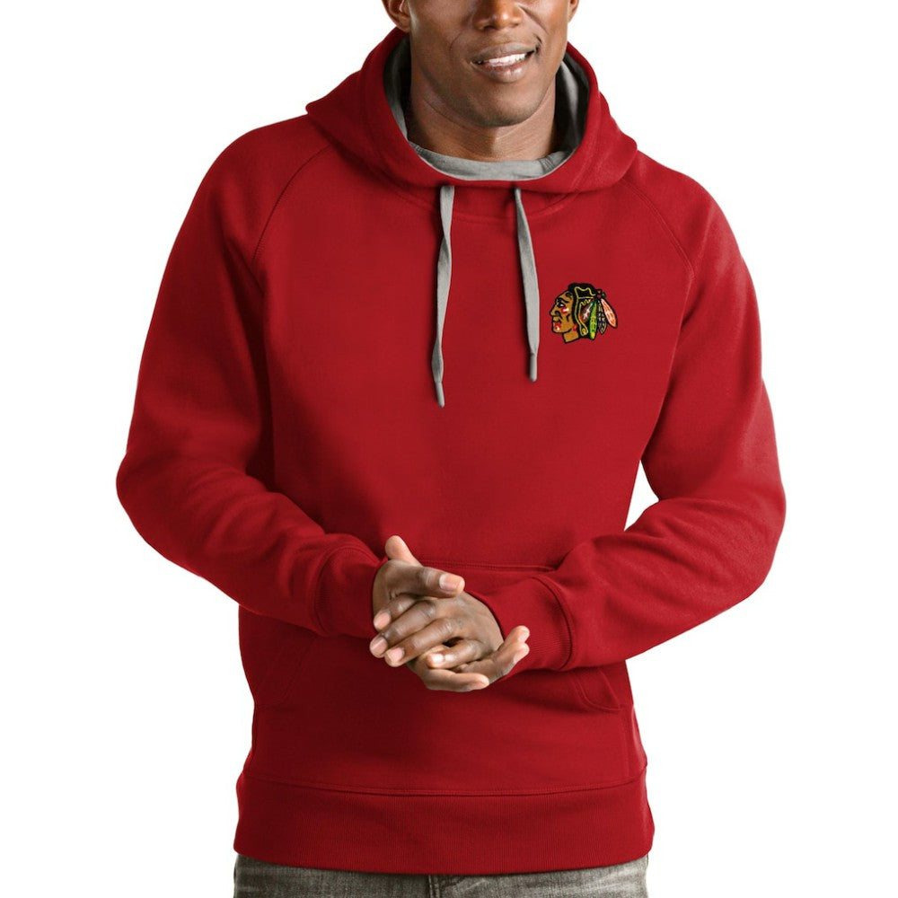 NHL Chicago Blackhawks Antigua Team Victory Pullover Hoodie