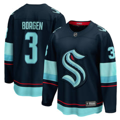 NHL Will Borgen Seattle Kraken Fanatics Home Breakaway Player Jersey