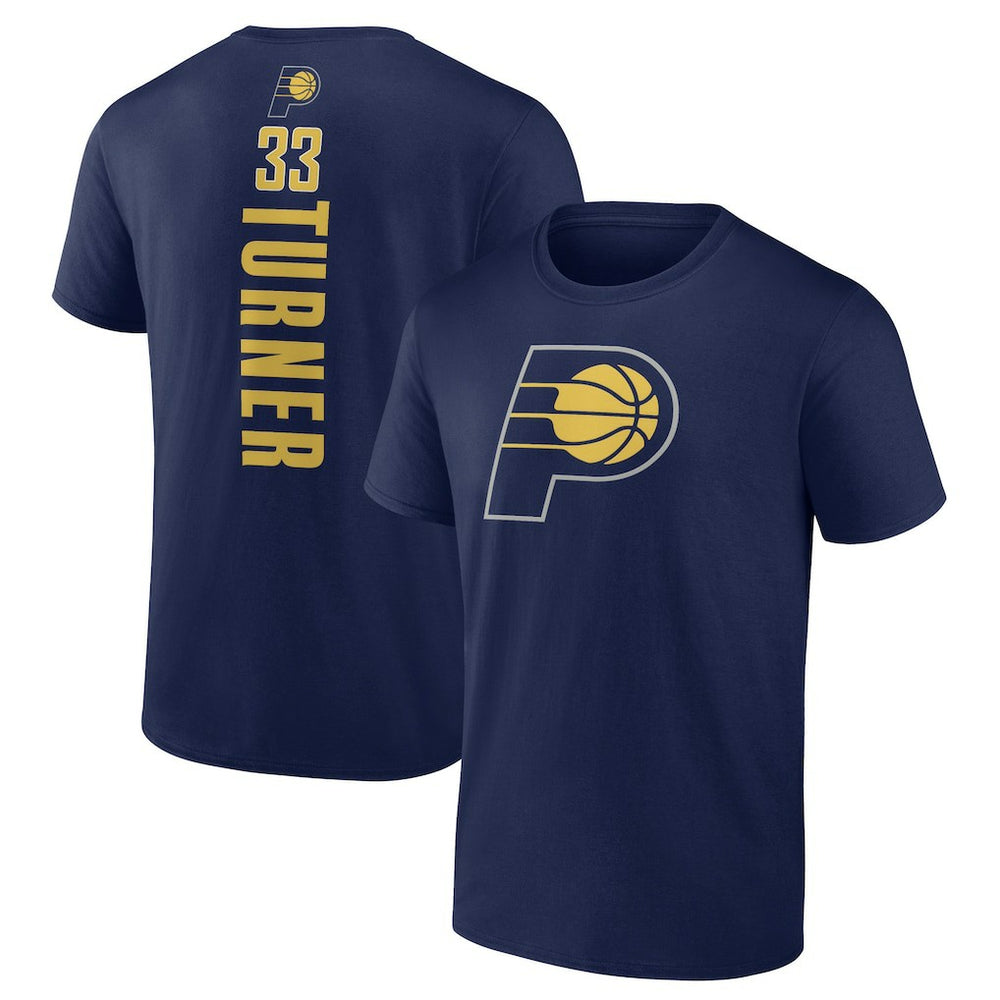 Myles Turner Indiana Pacers Playmaker Name & Number T-Shirt