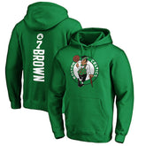 Jaylen Brown Boston Celtics Playmaker Name & Number Pullover Hoodie