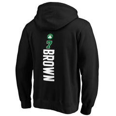 Jaylen Brown Boston Celtics Playmaker Name & Number Pullover Hoodie