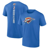 Shai Gilgeous-Alexander Oklahoma City Thunder Playmaker Name & Number T-Shirt