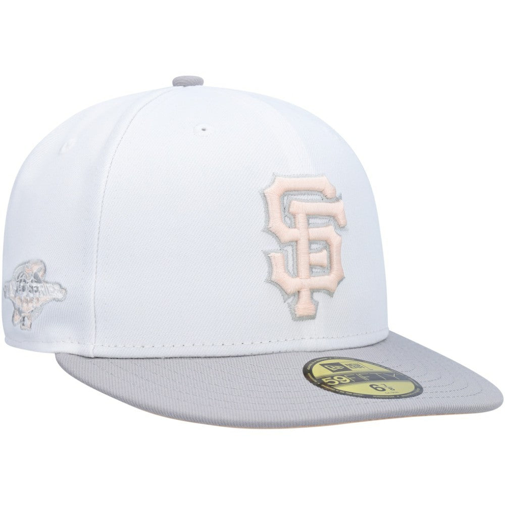 White/Gray San Francisco Giants New Era 2002 World Series Side Patch Undervisor 59FIFTY Fitted Hat