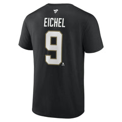 NHL Jack Eichel Vegas Golden Knights Fanatics Authentic Stack Name & Number T-Shirt