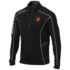Black Baltimore Orioles Columbia Shotgun Omni-Wick Quarter-Zip Pullover Jacket