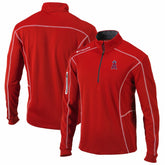 Red Los Angeles Angels Columbia Shotgun Omni-Wick Quarter-Zip Pullover Jacket
