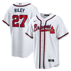 White Austin Riley Atlanta Braves Nike Home Replica Player Jersey