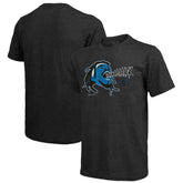 Cam Newton Majestic Threads Tri-Blend Player Graphic T-Shirt - Carolina Panthers T-shirts