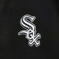 Black Chicago White Sox The Wild Collective Women's Two-Hit Quarter-Zip Pullover Top