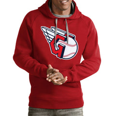 Red Cleveland Guardians Antigua Team Victory Pullover Hoodie
