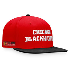 NHL Chicago Blackhawks Fanatics Iconic Color Blocked Snapback Hat