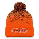NHL Philadelphia Flyers Fanatics Iconic Gradient Cuffed Knit Hat with Pom