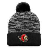 NHL Ottawa Senators Fanatics Defender Cuffed Knit Hat with Pom