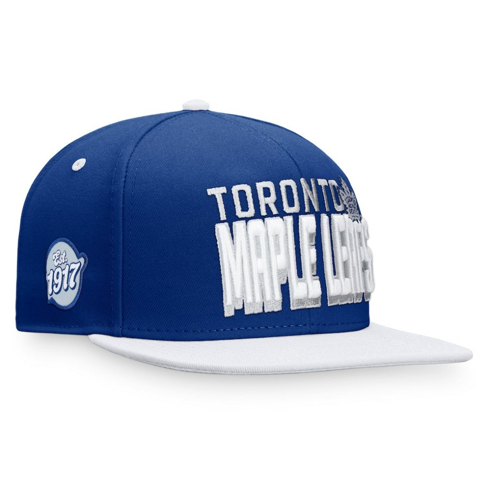 NHL Toronto Maple Leafs Fanatics Heritage Retro Two-Tone Snapback Hat