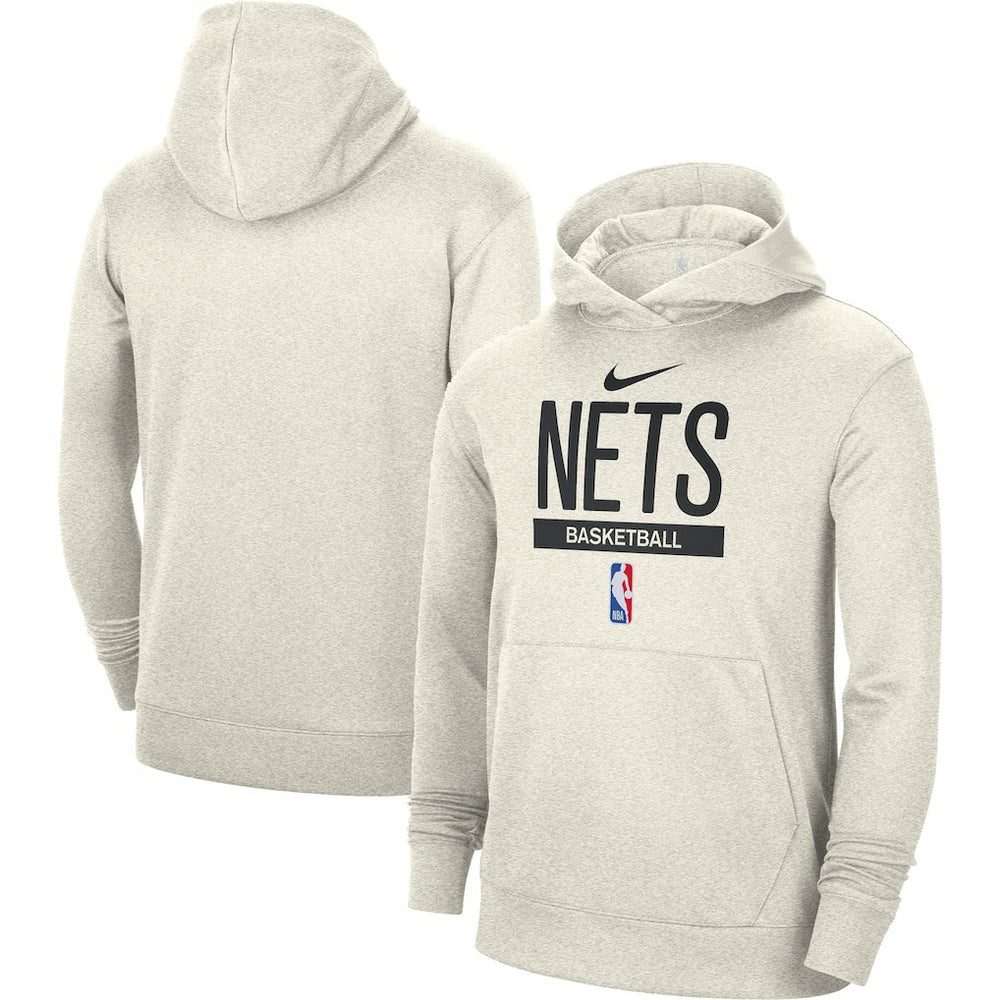 Nike Brooklyn Nets 2022/23 Spotlight On-Court Practice Performance Pullover Hoodie
