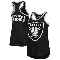 G-III 4Her by Carl Banks Women's Tater Burnout Tank Top - Las Vegas Raiders Tops