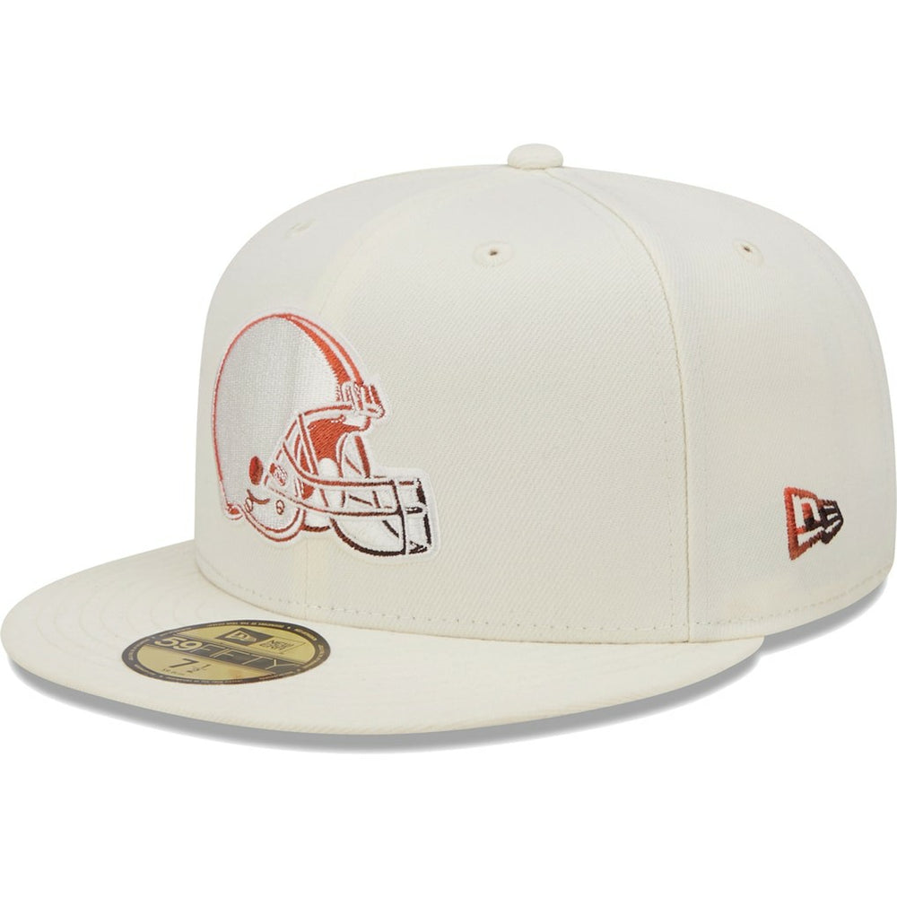 Chrome Color Dim 59FIFTY Fitted Hat - Cleveland Browns Hats