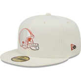 Chrome Color Dim 59FIFTY Fitted Hat - Cleveland Browns Hats