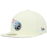 Chrome Color Dim 59FIFTY Fitted Hat - Tennessee Titans Hats