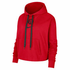 Nike Toronto Raptors Women's Courtside Cropped Pullover Hoodie
