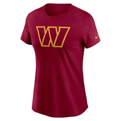 Women's Logo Cotton Essential T-Shirt - Washington Commanders T-shirts